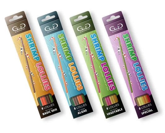 GlasGarten Shrimp Lollies - 4in1 Variety Pack (4-Options)