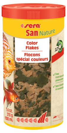 Sera San Nature Colour Flakes