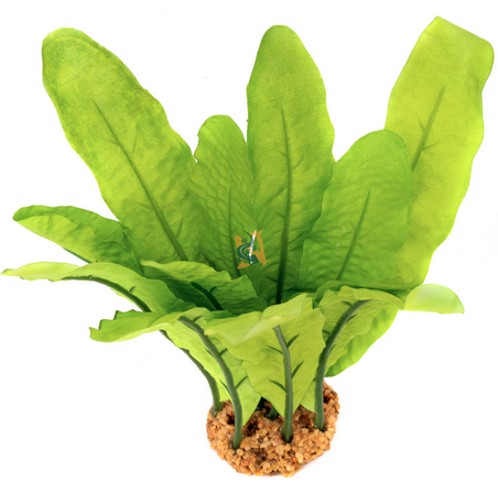 Aquaglobe Silk Marble Aquarium Plant 9"