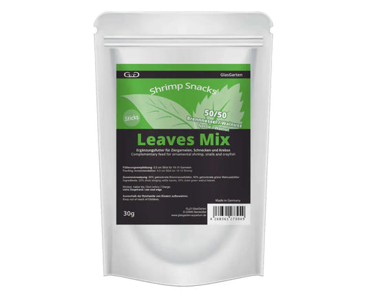 GlasGarten Shrimp Snacks Leaves Mix 30g