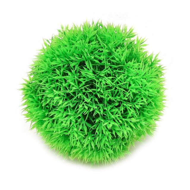 AQUATOP Artificial Plant Big Green Ball W/ Weighted Base 5"