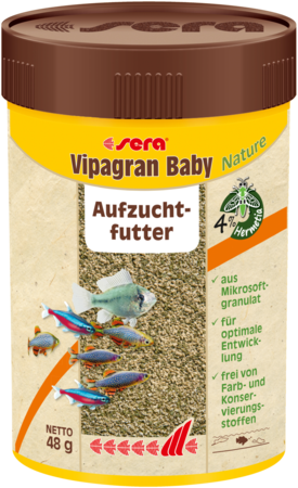 Sera Vipagran Baby Nature Fry Micro Granules